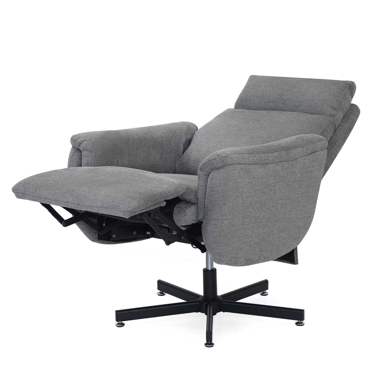 Regno 1 Seater 360-Degree Swivel Electric Recliner - Grey