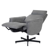 Regno 1 Seater 360-Degree Swivel Electric Recliner - Grey
