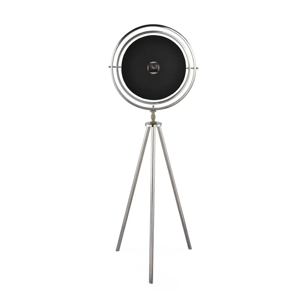 Trileg Stand Floor Clock- Taupe Brown
