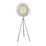Trileg Stand Floor Clock- Taupe Brown