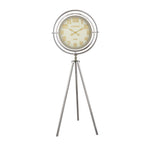 Trileg Stand Floor Clock- Taupe Brown