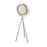 Trileg Stand Floor Clock- Taupe Brown