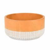 Decorative Dual Tone Urli- Brown and White