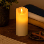 Glamor Moving LED Large Candle- White