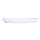 Oval Shaped Melamine Floral Serving Tray with Handle Small- Blue