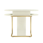 Nix Console Table (Ivory White)