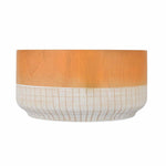 Decorative Dual Tone Urli- Brown and White