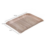 Square Shaped Melamine Serving Tray Small- Beige