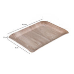 Square Shaped Melamine Serving Tray Small- Beige