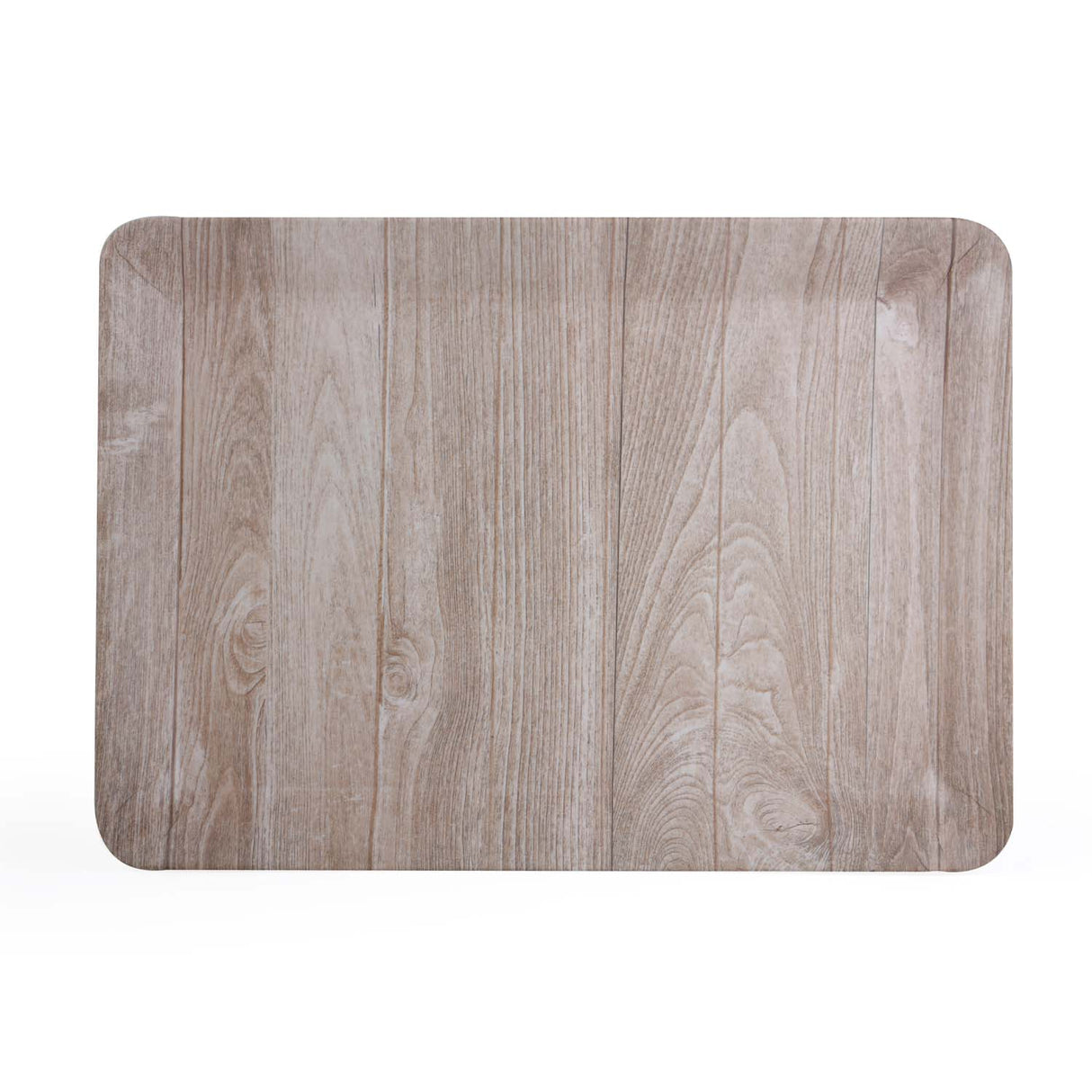 Square Shaped Melamine Serving Tray Large- Beige