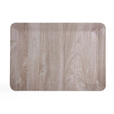 Square Shaped Melamine Serving Tray Large- Beige