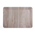 Square Shaped Melamine Serving Tray Large- Beige