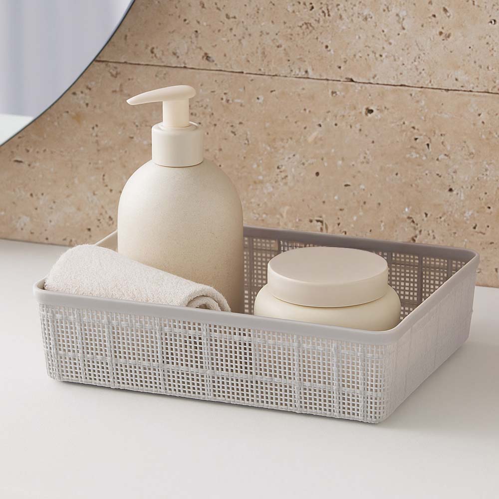 Polypropylene Small Tray- Grey