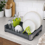 Dish Rack- Grey and Green
