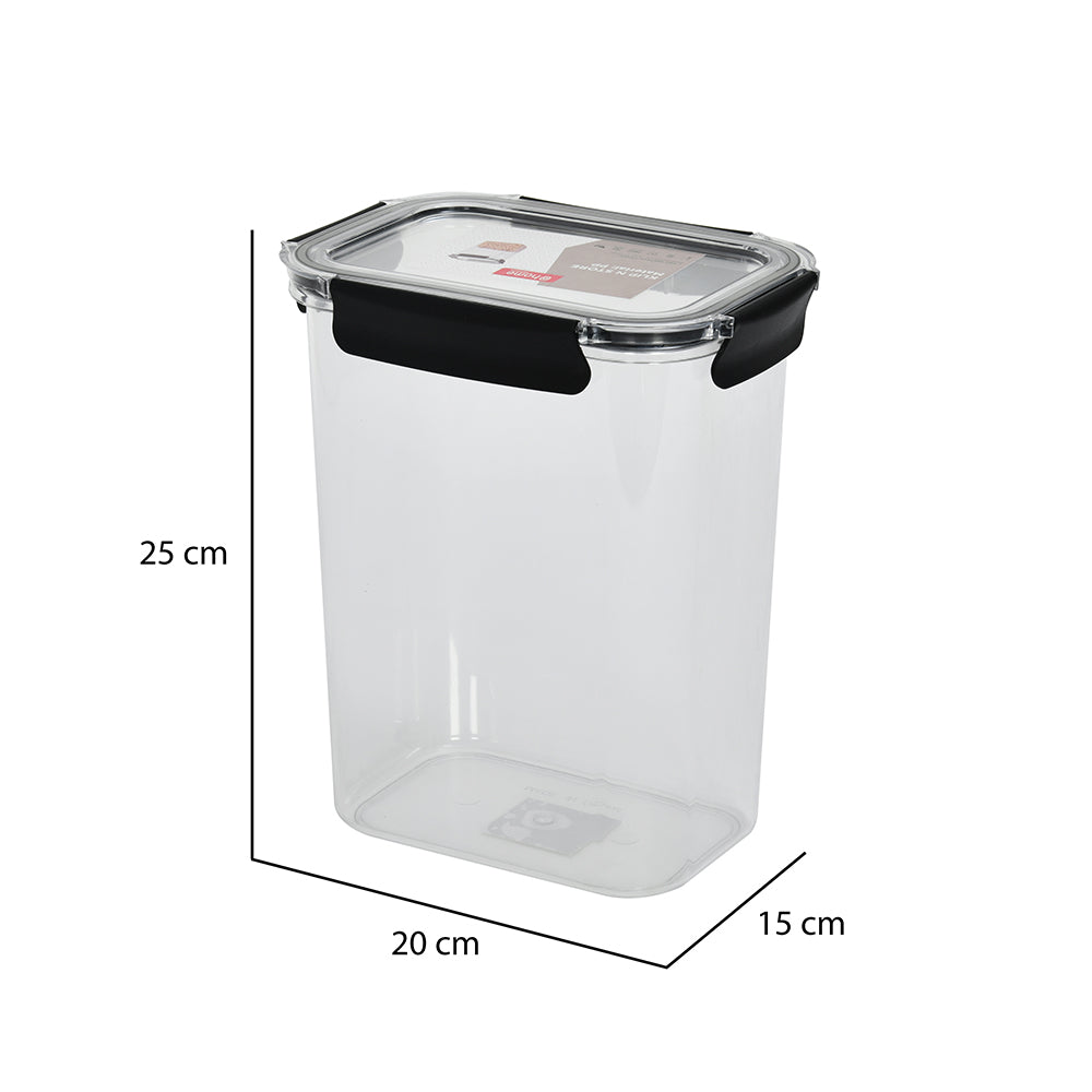 Container 4200 Buy Klip N Store Rectangular 4200 ml Tall Storage Container (Black ...