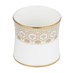 Golden Design Porcelain Coffee Mug- White and Gold