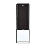 Raven Wooden Dressing Table with Mirror- Wenge