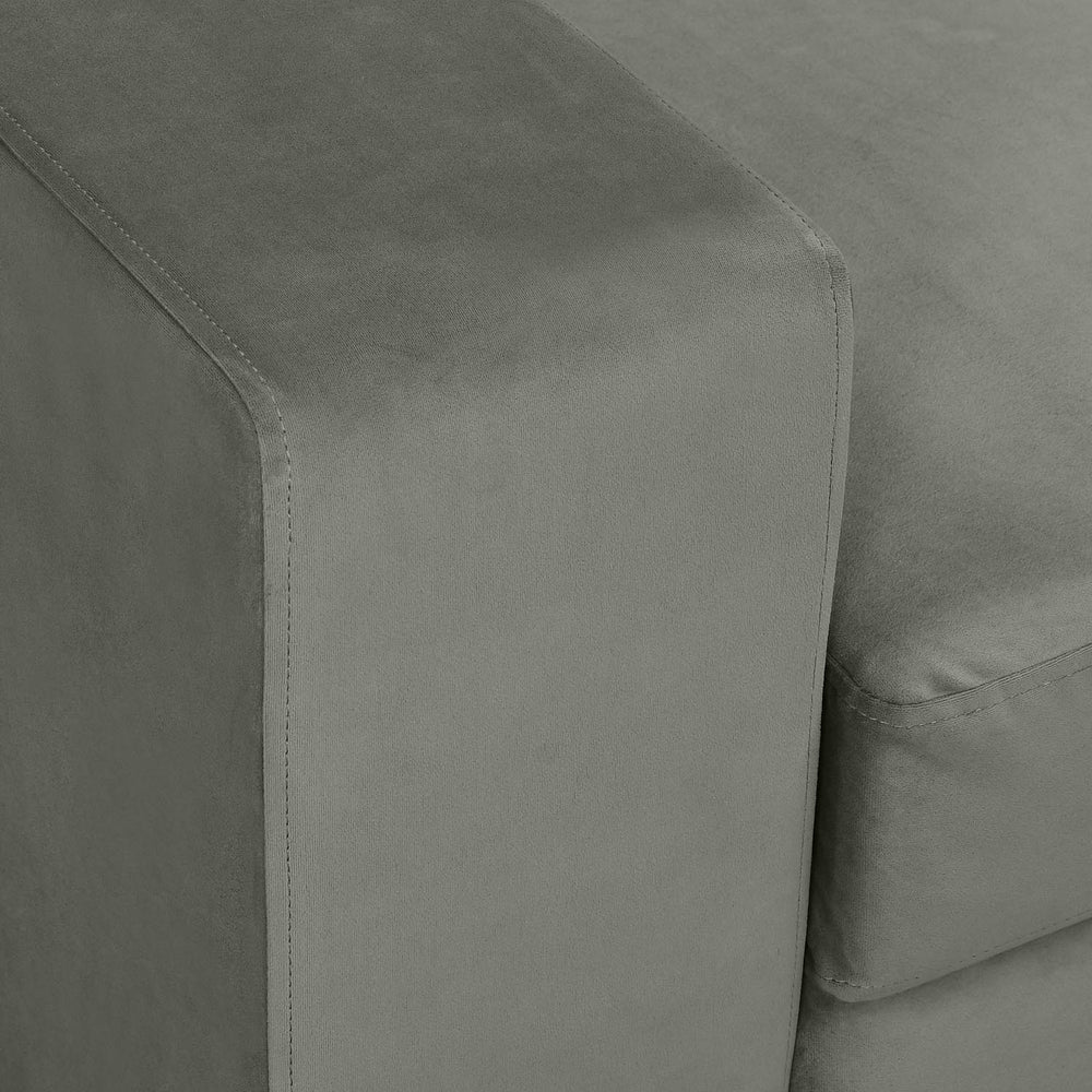 Shirley 2 Seater Fabric Sofa- Grey