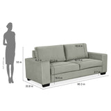 Shirley 3 Seater Sofa (Grey)
