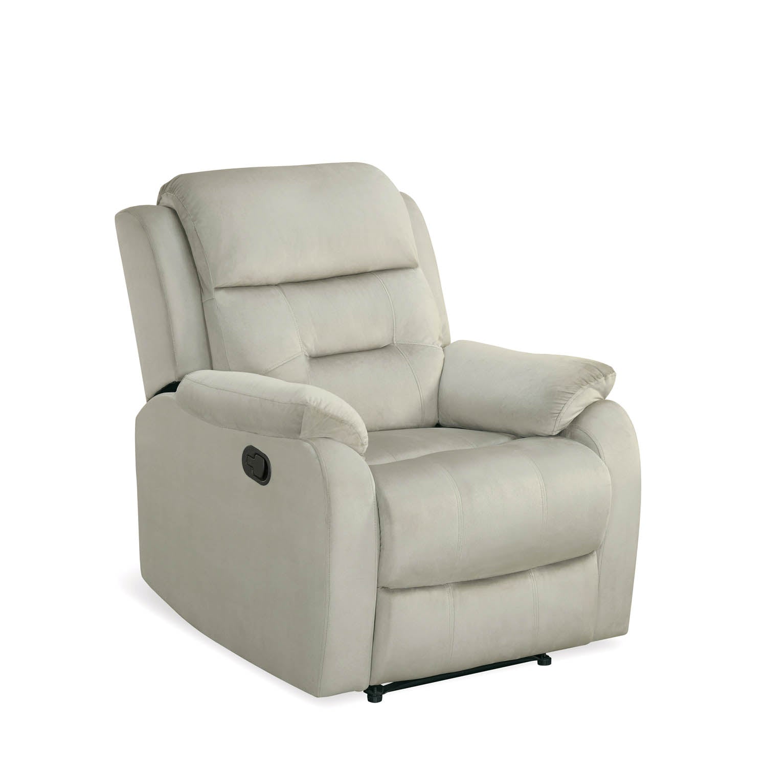 Rosia 1 Seater Manual Recliner Sofa (Light Brown)