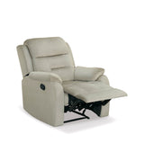 Rosia 1 Seater Manual Recliner Sofa (Light Brown)
