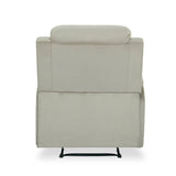 Rosia 1 Seater Manual Recliner Sofa (Light Brown)