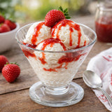 Elegant Dotted Pattern 120 ml Ice Cream Bowl Set of 6- Transparent