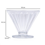 Elegant Striped Pattern 120 ml Ice Cream Bowl Set of 6- Transparent