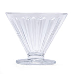 Elegant Striped Pattern 120 ml Ice Cream Bowl Set of 6- Transparent