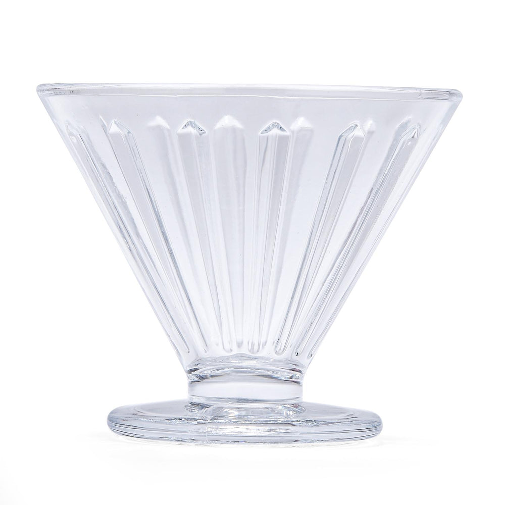 Elegant Striped Pattern 120 ml Ice Cream Bowl Set of 6- Transparent