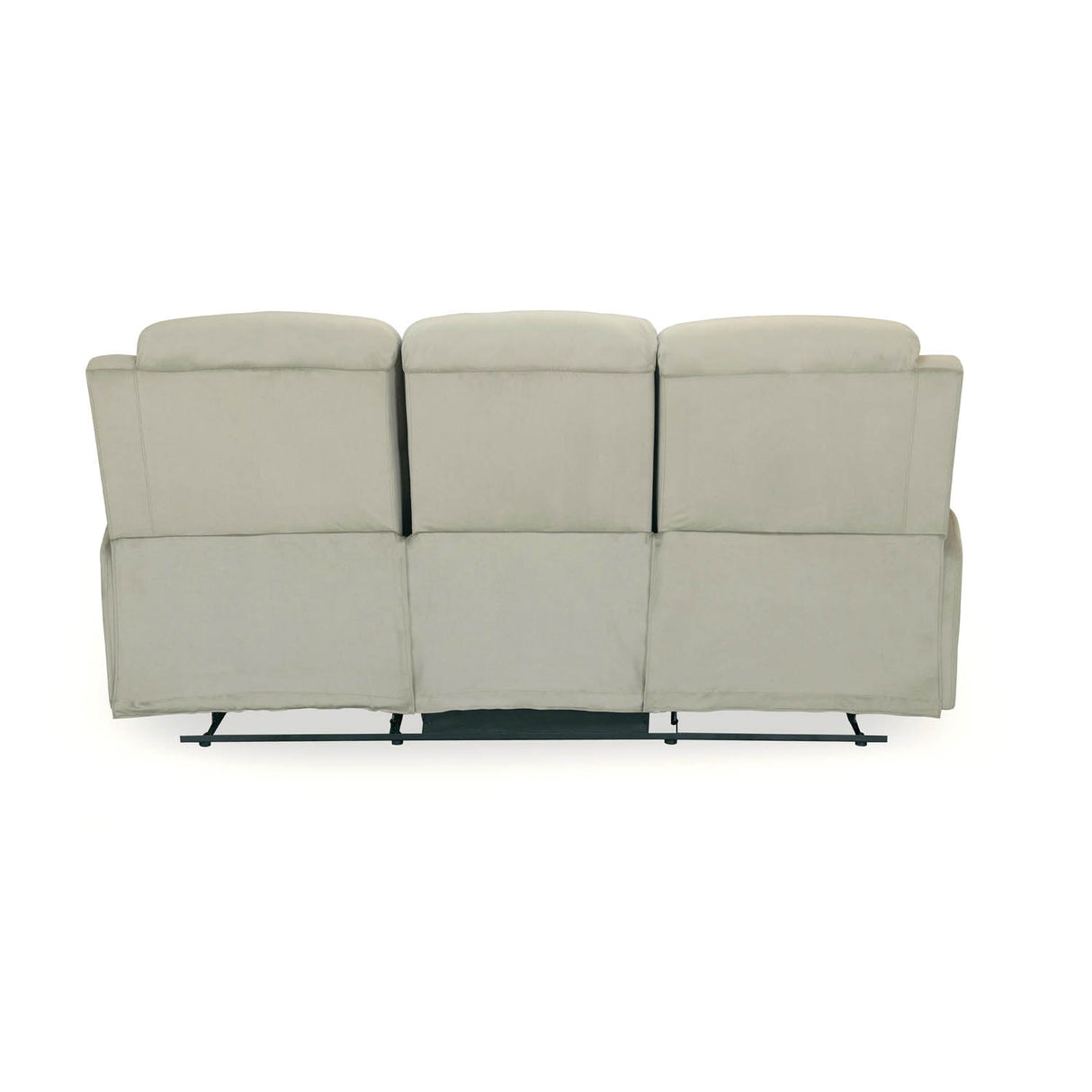 Rosia 3 Seater Manual Recliner Sofa (Light Brown)