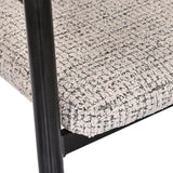 6 Seater Allune Ceramic Dining Set with Hexin Base and Tierra Chairs- Ash White