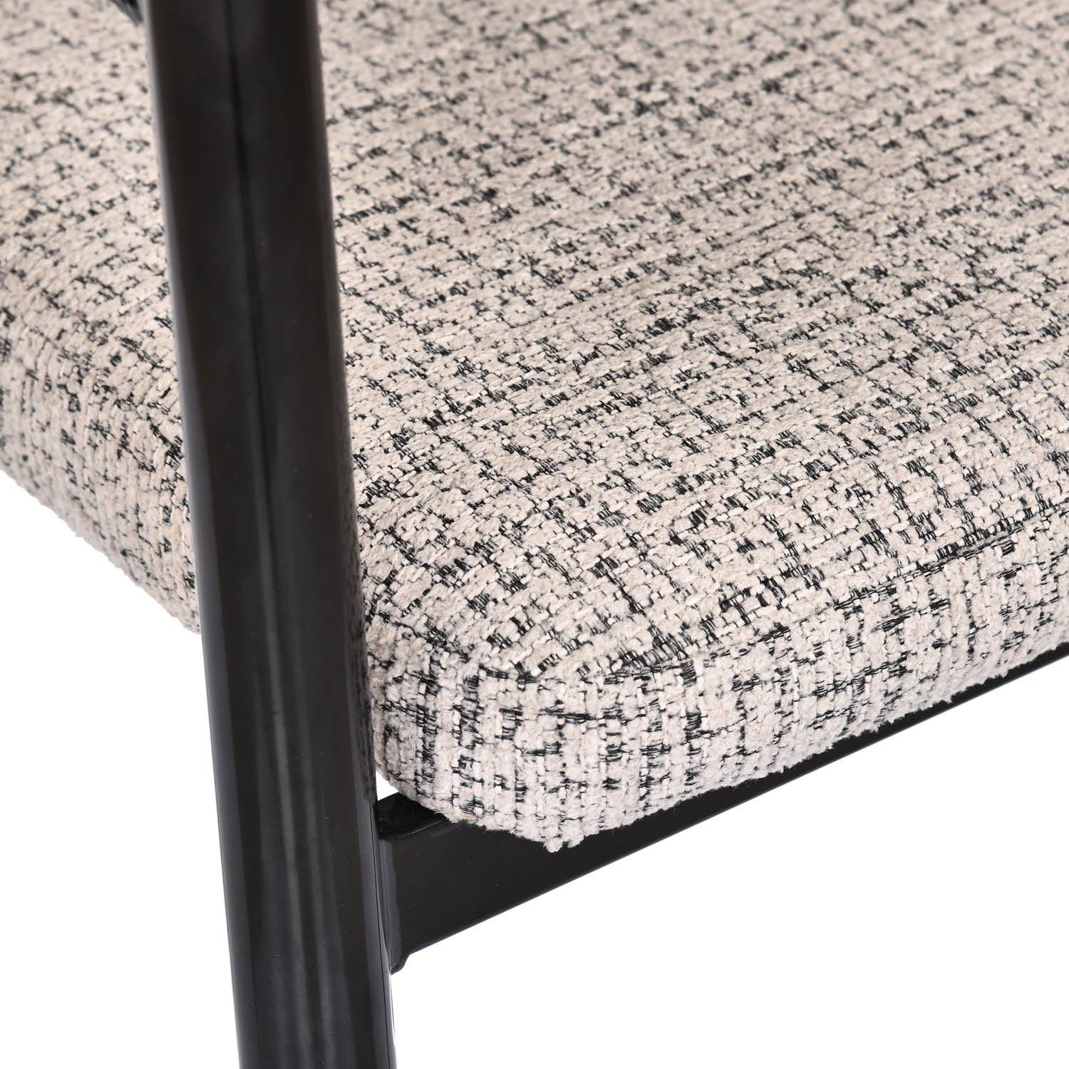 6 Seater Bevon Ceramic Dining Set with Dexor Base and Tierra Chairs- Cloud Beige