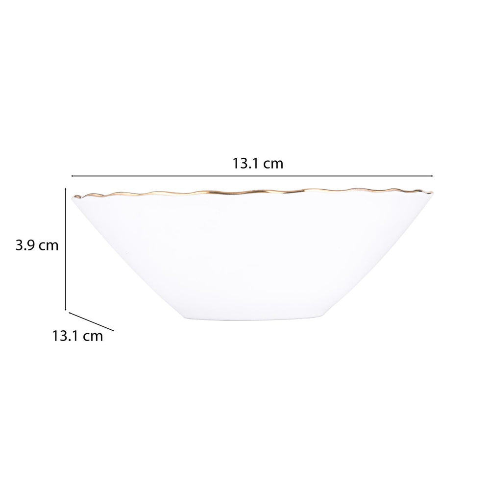 Karina Porcelain 40 Piece Dinner Set- White
