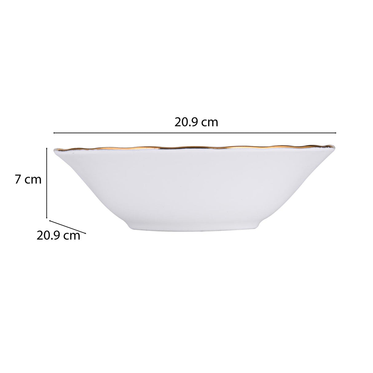 Karina Porcelain 40 Piece Dinner Set- White
