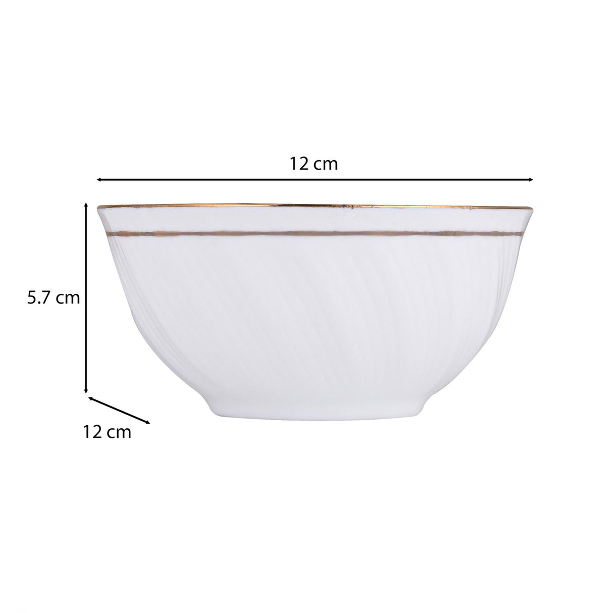 Karina Porcelain 40 Piece Dinner Set- White
