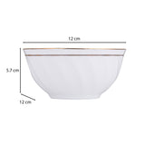 Karina Porcelain 40 Piece Dinner Set- White