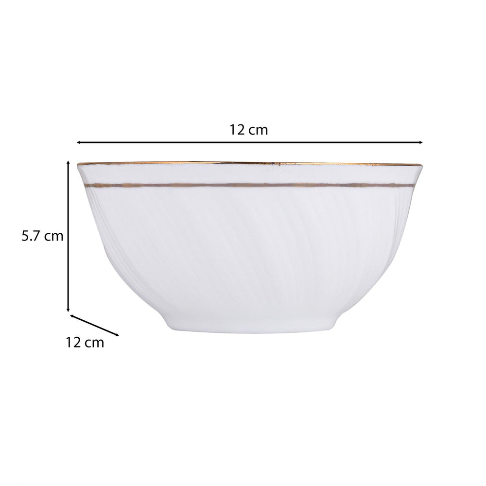 Karina Porcelain 40 Piece Dinner Set- White