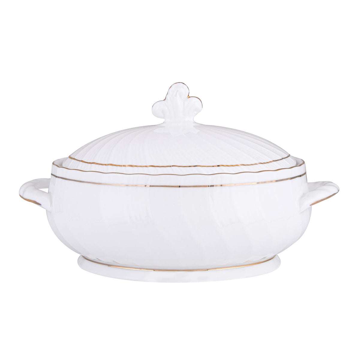 Karina Porcelain 40 Piece Dinner Set- White