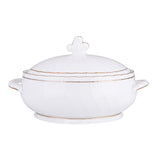 Karina Porcelain 40 Piece Dinner Set- White