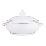 Karina Porcelain 40 Piece Dinner Set- White