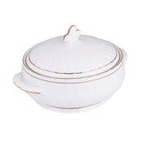 Karina Porcelain 40 Piece Dinner Set- White