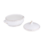 Karina Porcelain 40 Piece Dinner Set- White