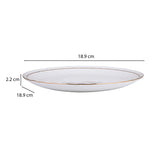 Karina Porcelain 40 Piece Dinner Set- White