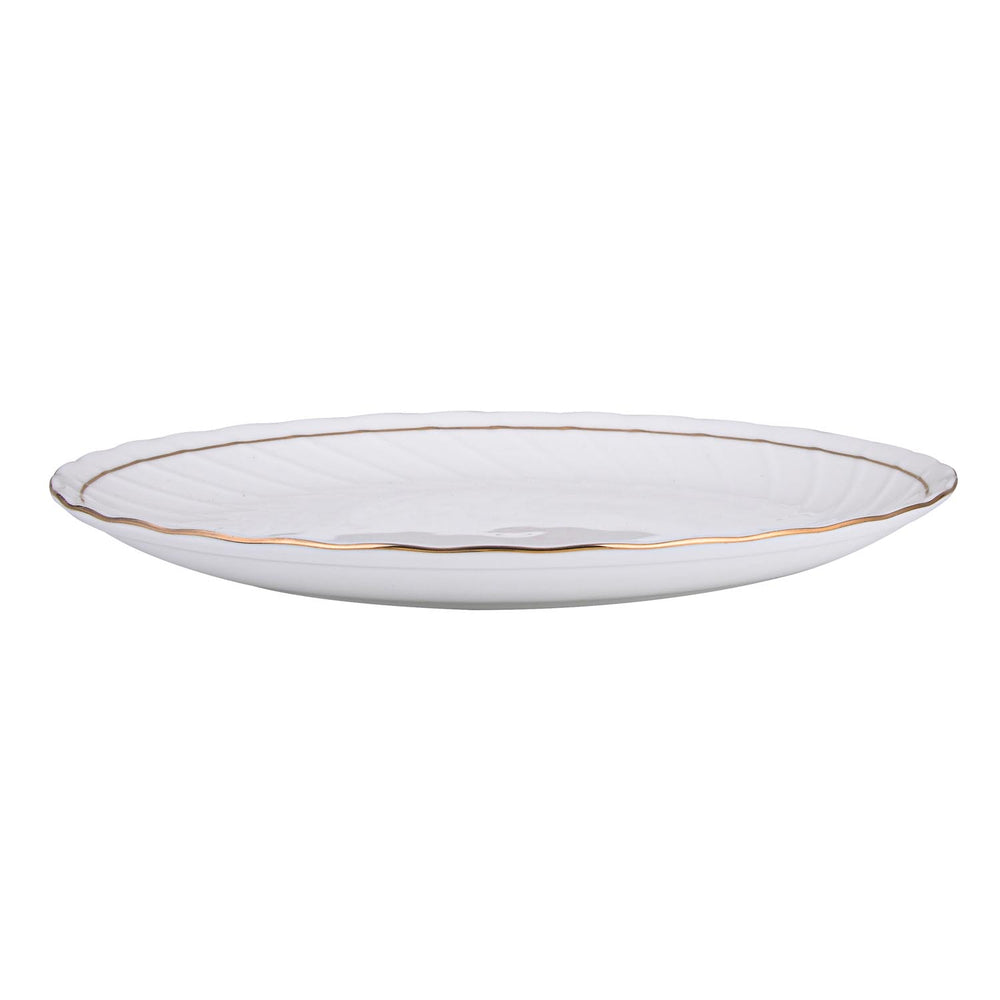 Karina Porcelain 40 Piece Dinner Set- White