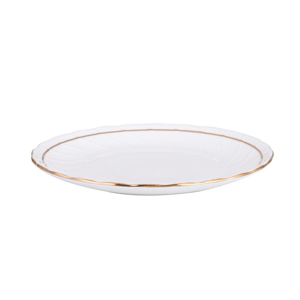 Karina Porcelain 40 Piece Dinner Set- White