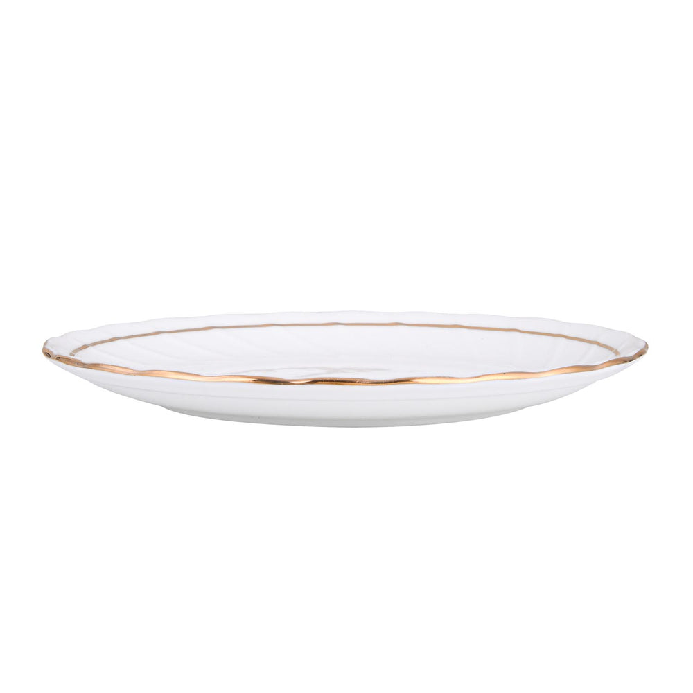 Karina Porcelain 40 Piece Dinner Set- White