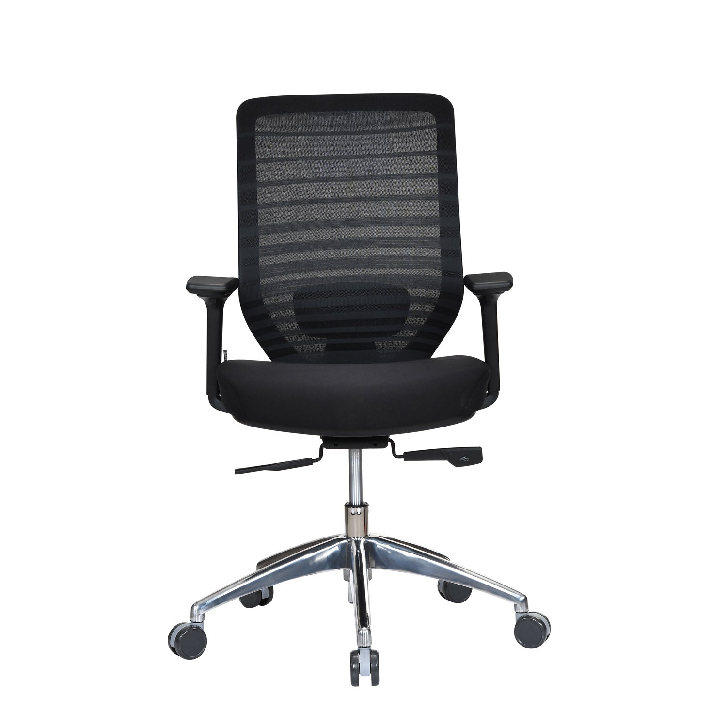 Poise Pro Mid Back Mesh Chair- Black
