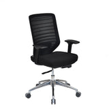 Poise Pro Mid Back Mesh Chair- Black