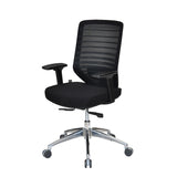 Poise Pro Mid Back Mesh Chair- Black